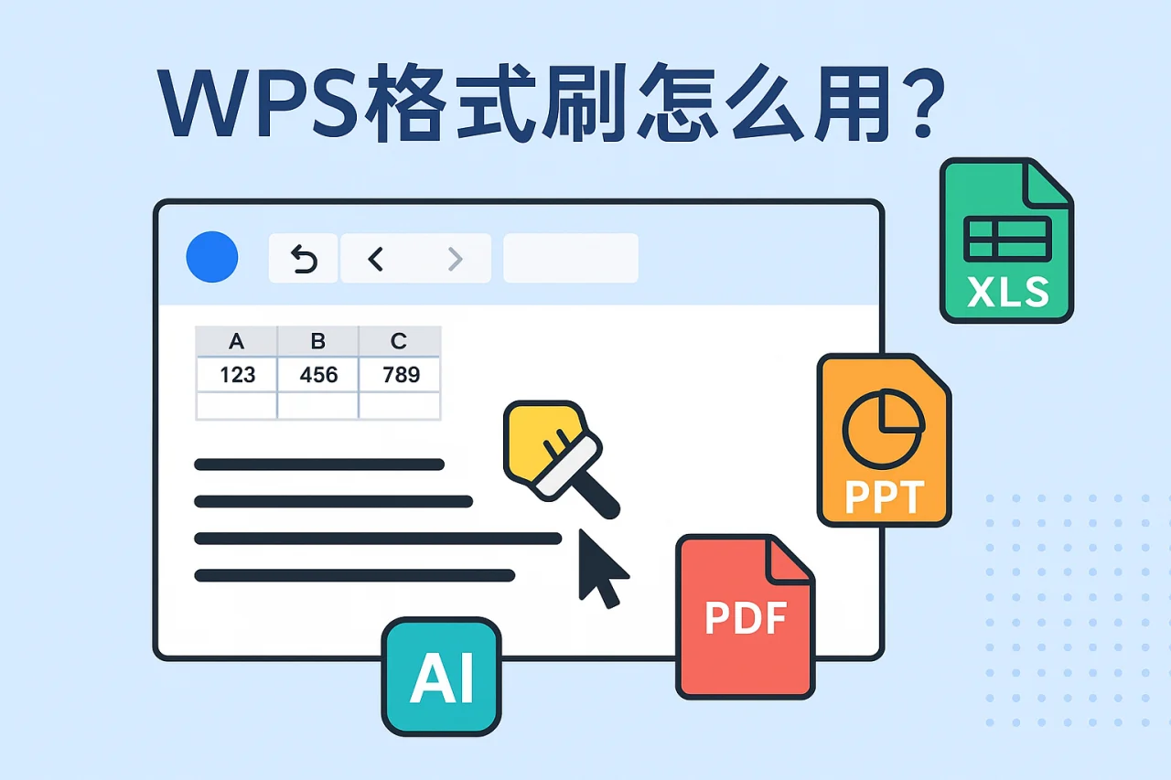 wps格式刷怎么用？