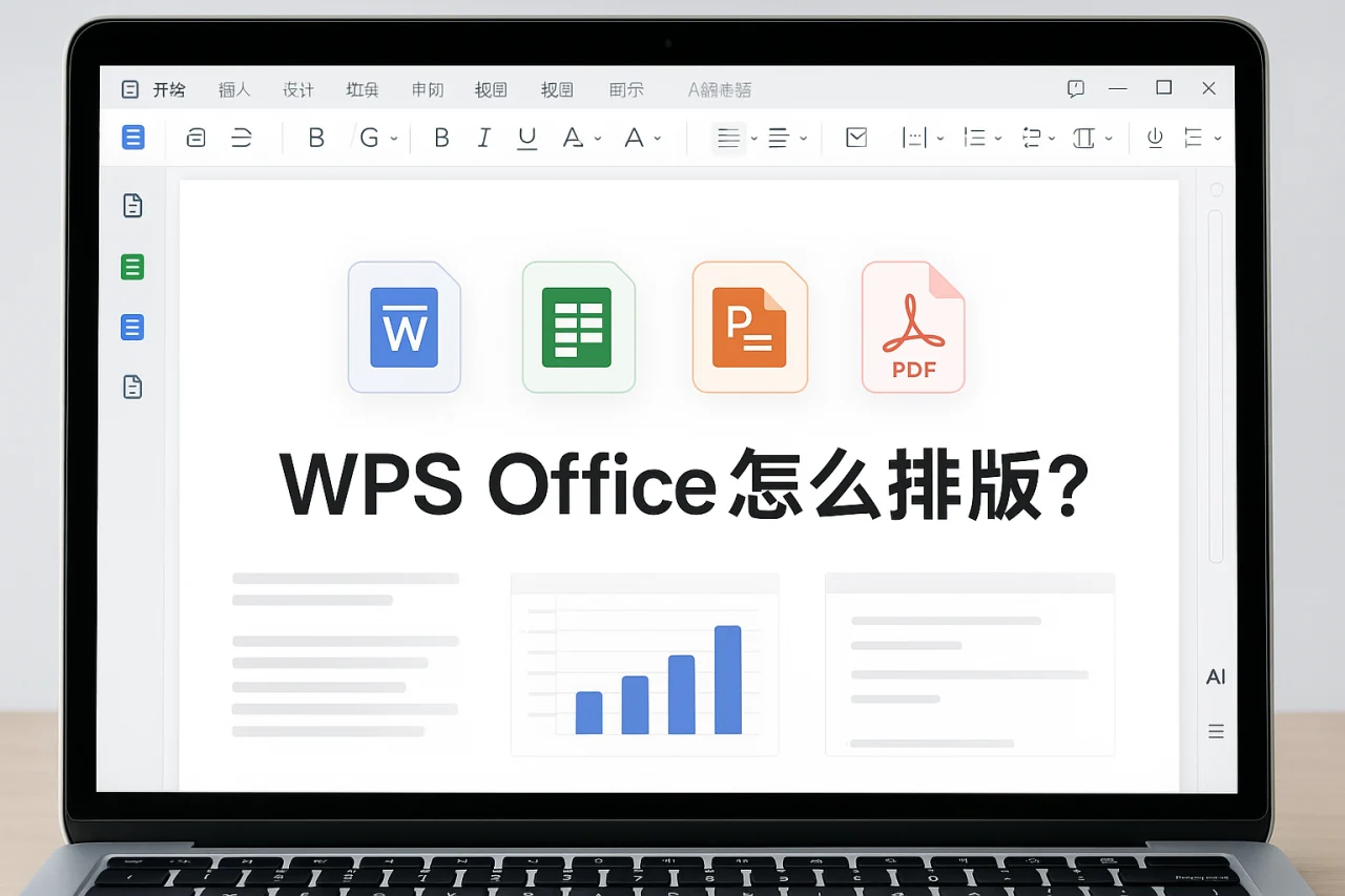 wps office怎么排版？