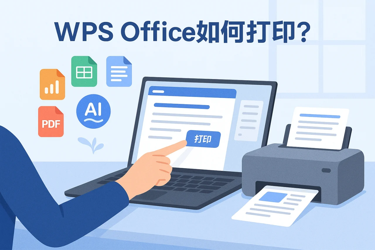 wps office如何打印？