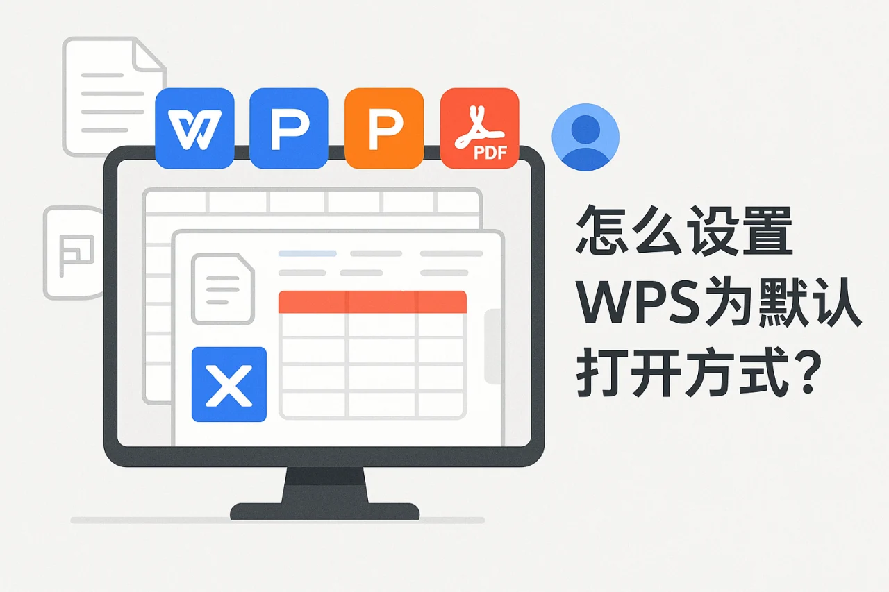 怎么设置wps为默认打开方式？