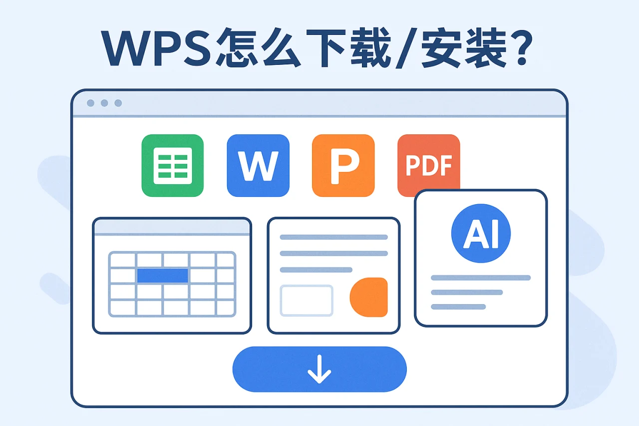 WPS怎么下载安装？