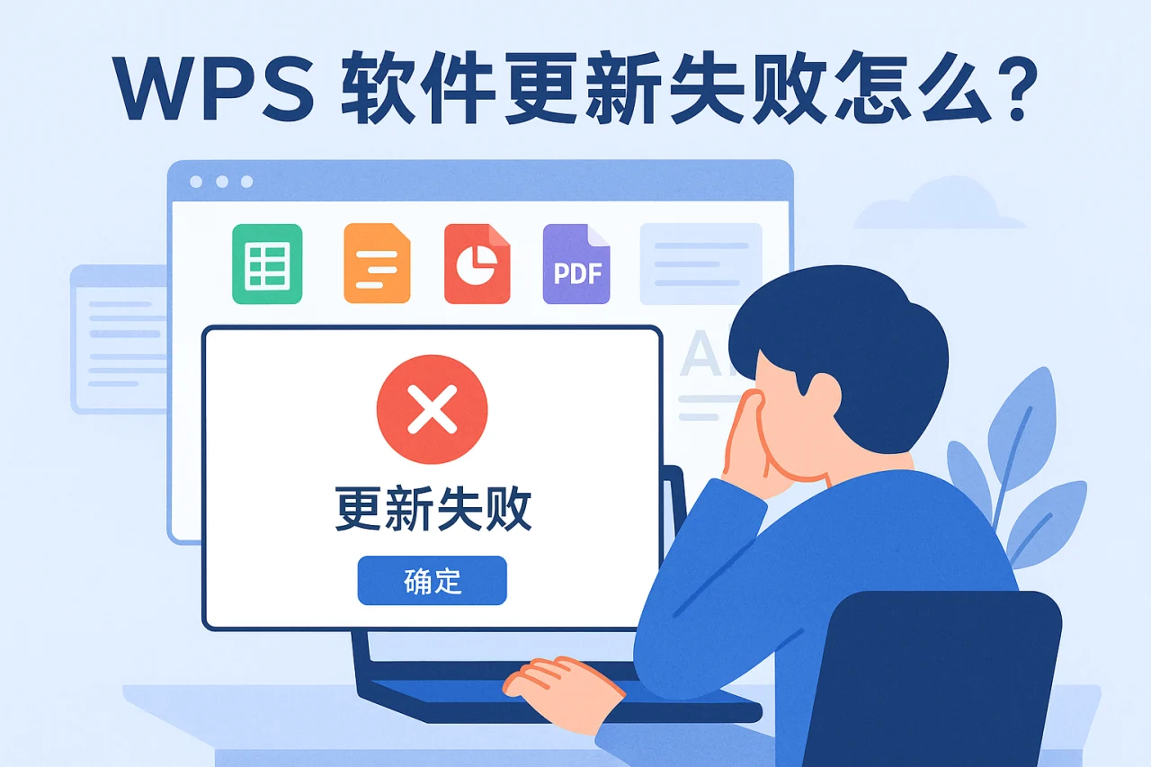 WPS软件更新失败怎么办？