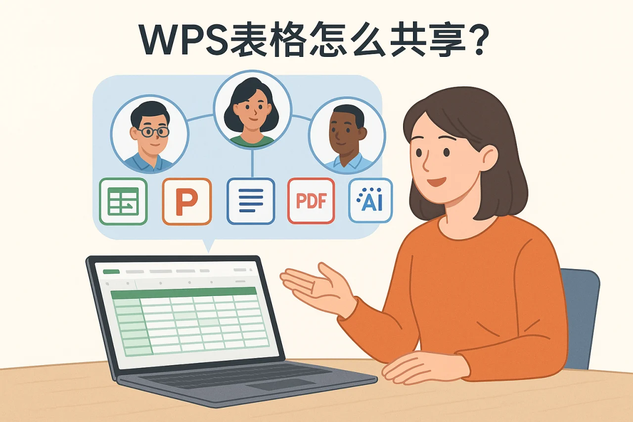 WPS表格怎么共享?