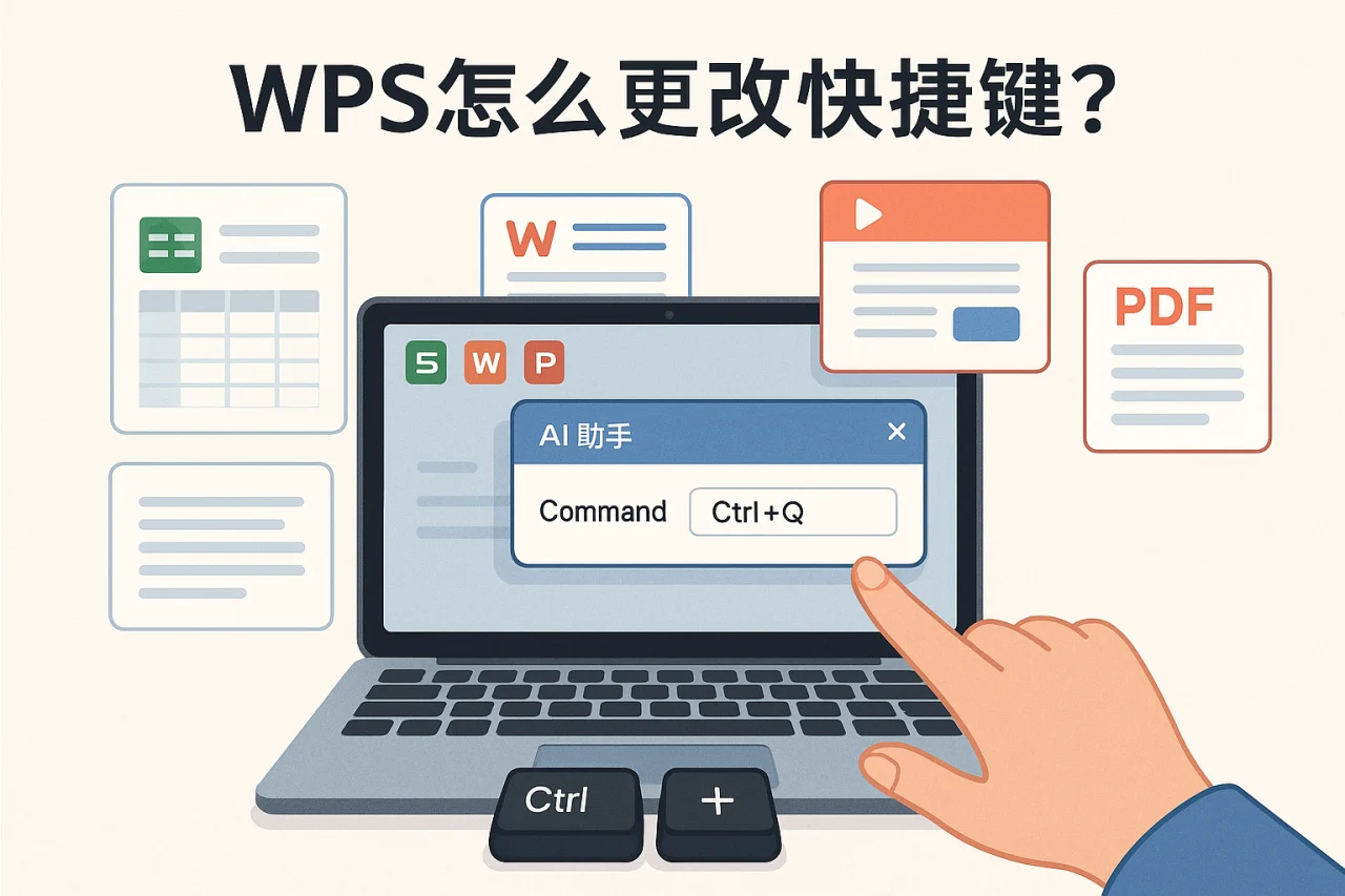 WPS怎么更改快捷键？