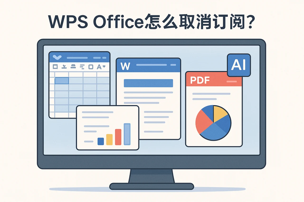 WPS Office怎么取消订阅？