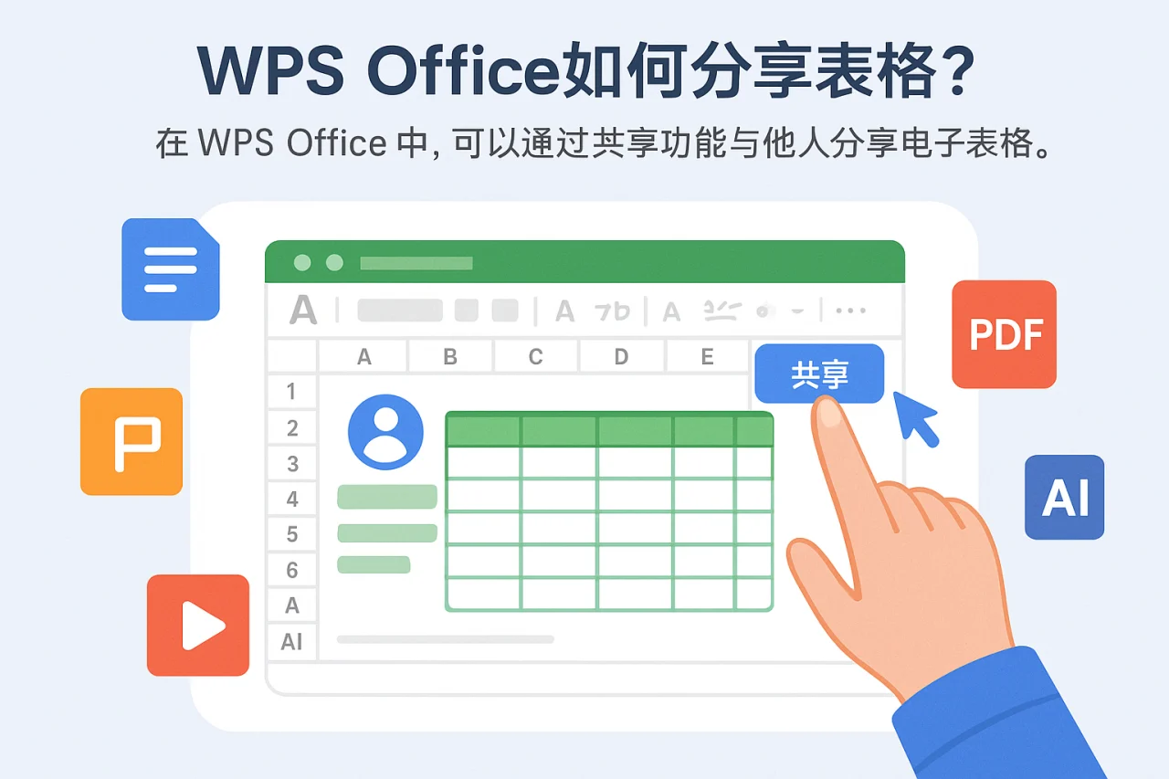 WPS Office如何分享表格？