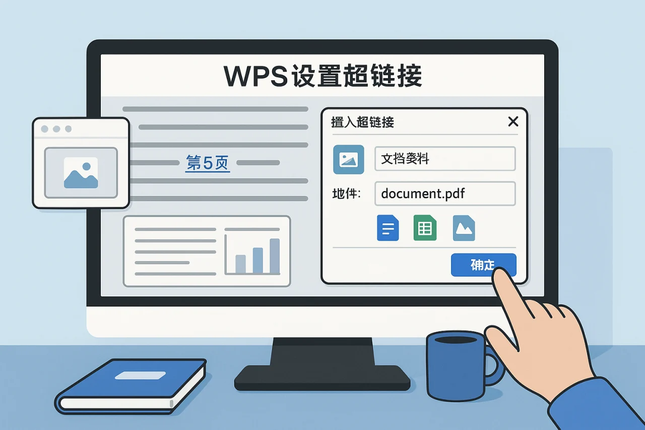 WPS设置超链接