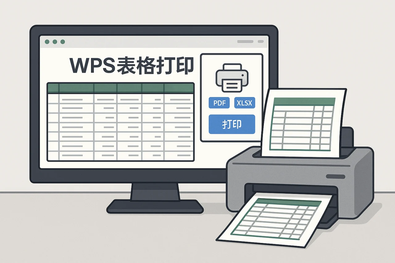 Wps表格打印