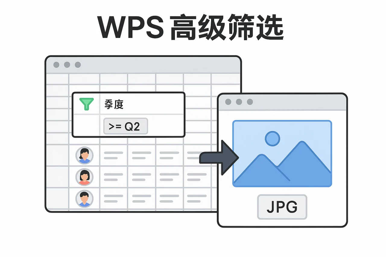 Wps高级筛选