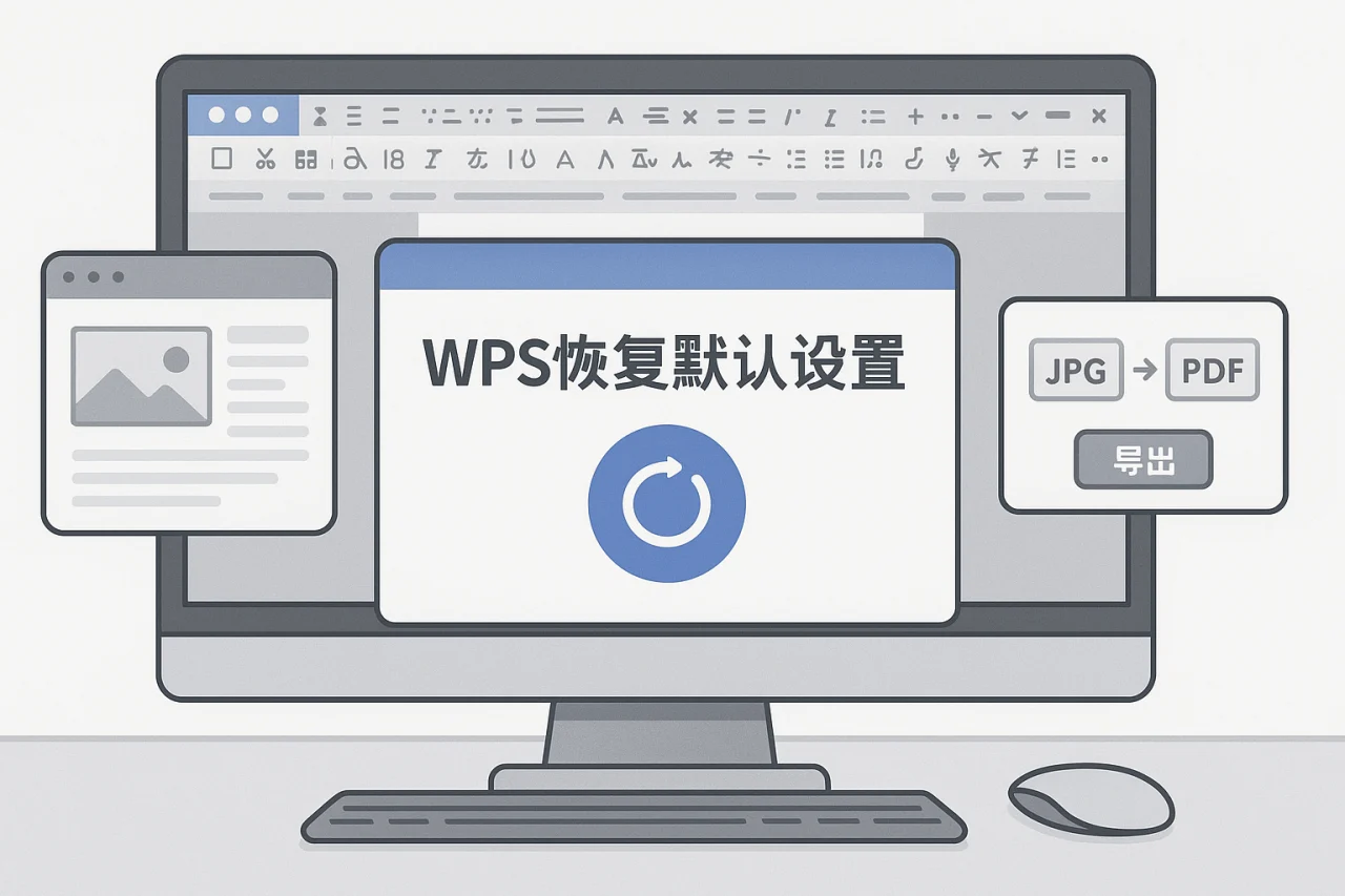 WPS恢复默认设置