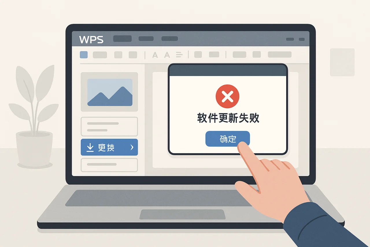 WPS软件更新失败