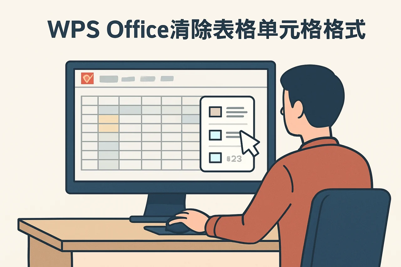 WPS Office清除表格单元格格式