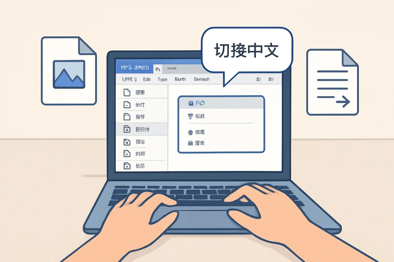Wps office切换中文