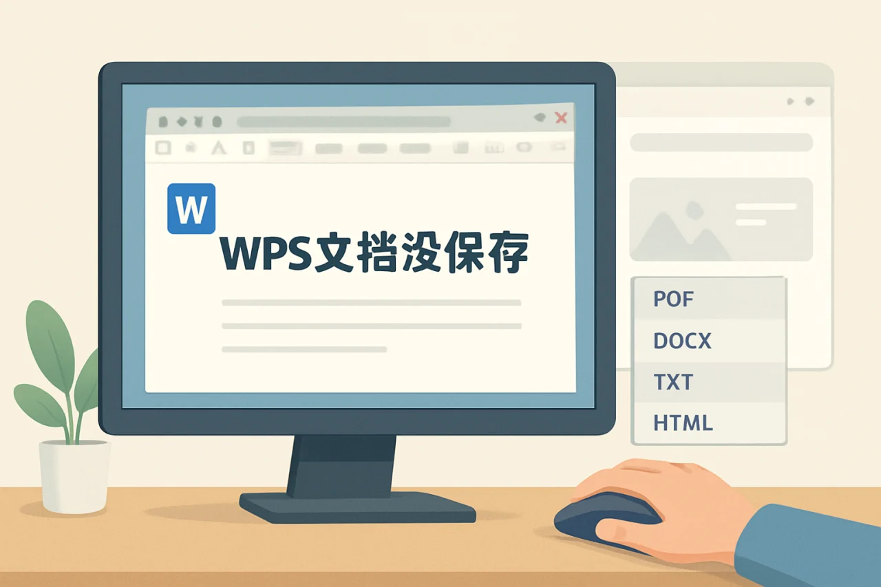 Wps文档没保存