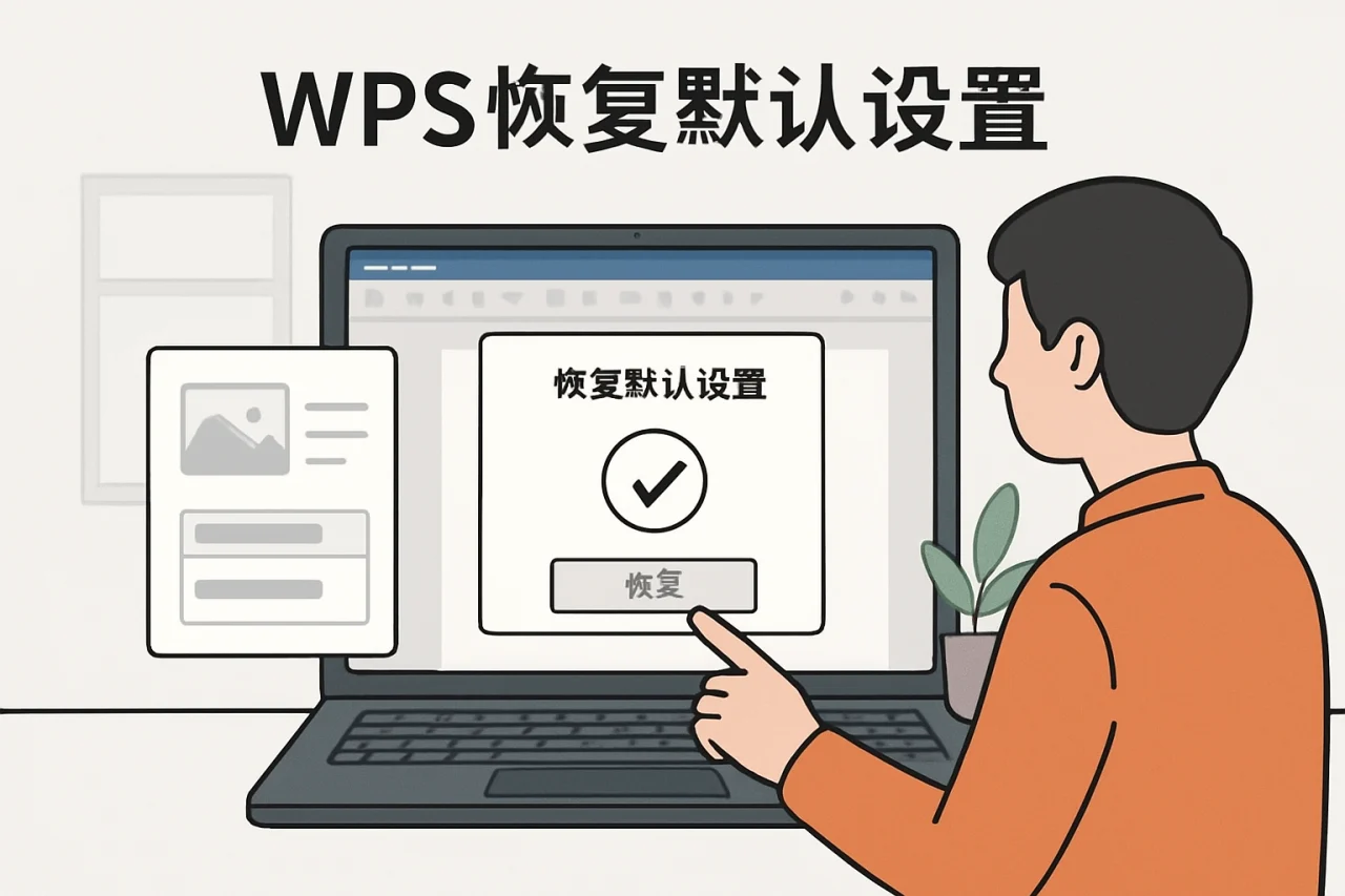 WPS恢复默认设置