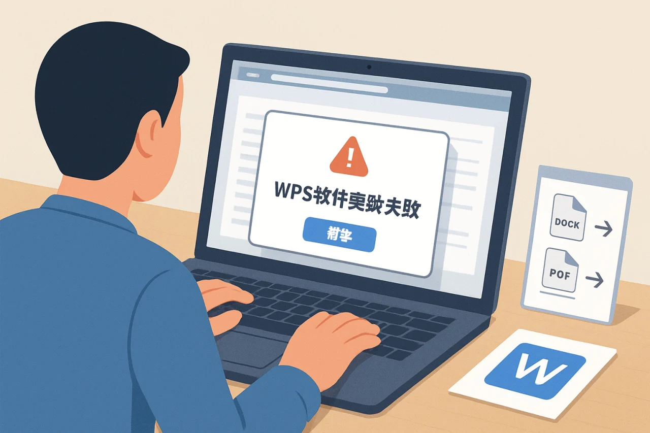 WPS软件更新失败
