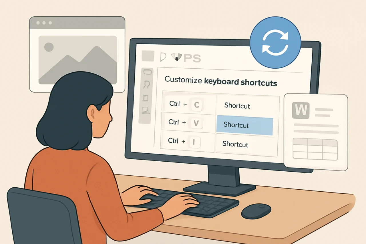 WPS更改快捷键