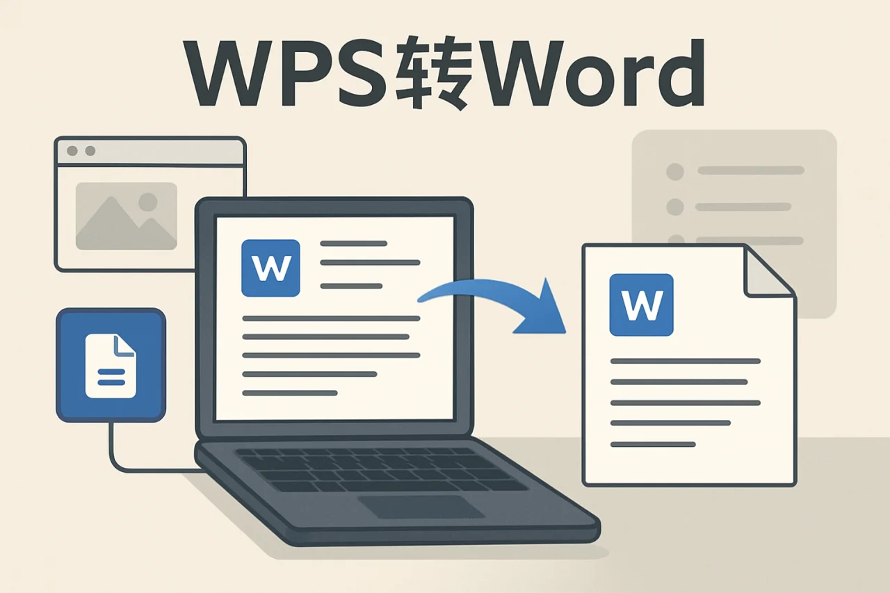 WPS转Word