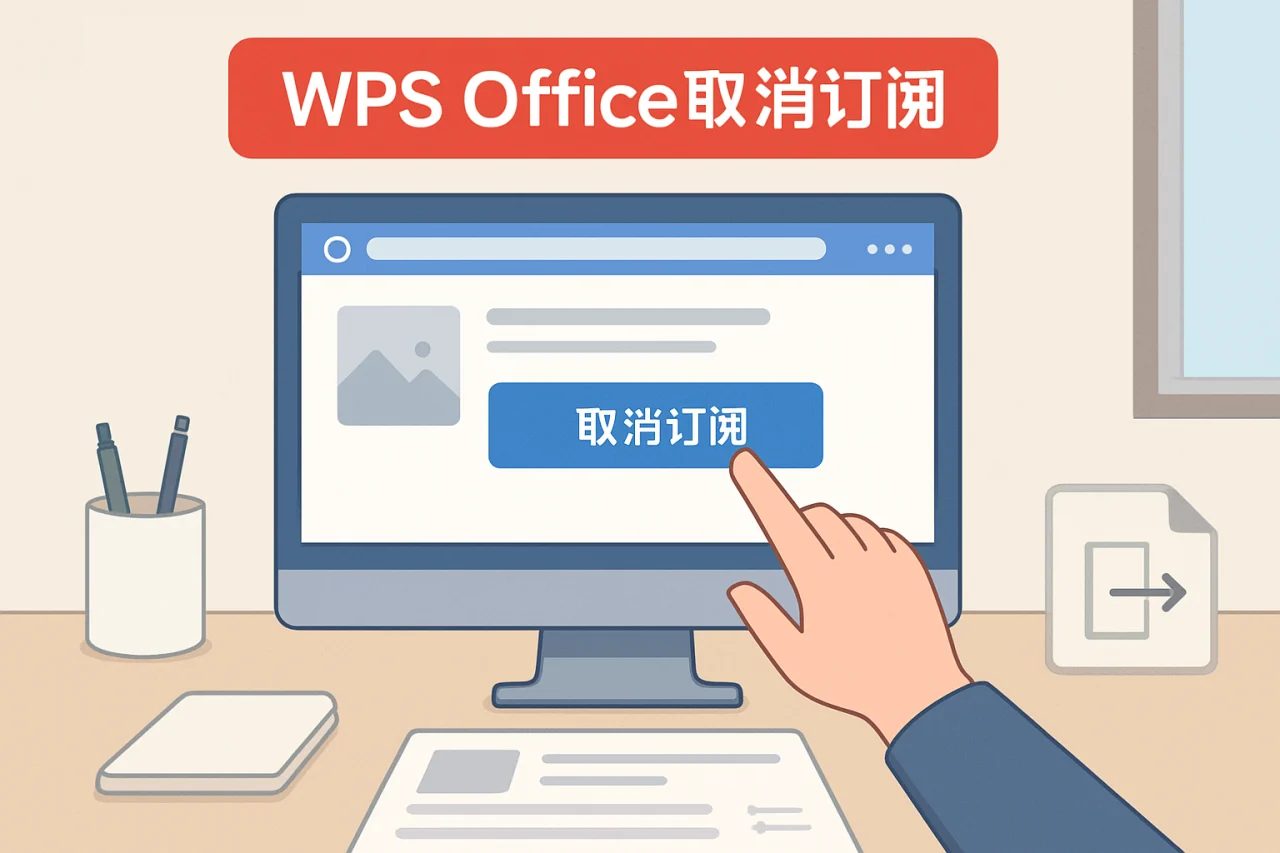 WPS Office取消订阅
