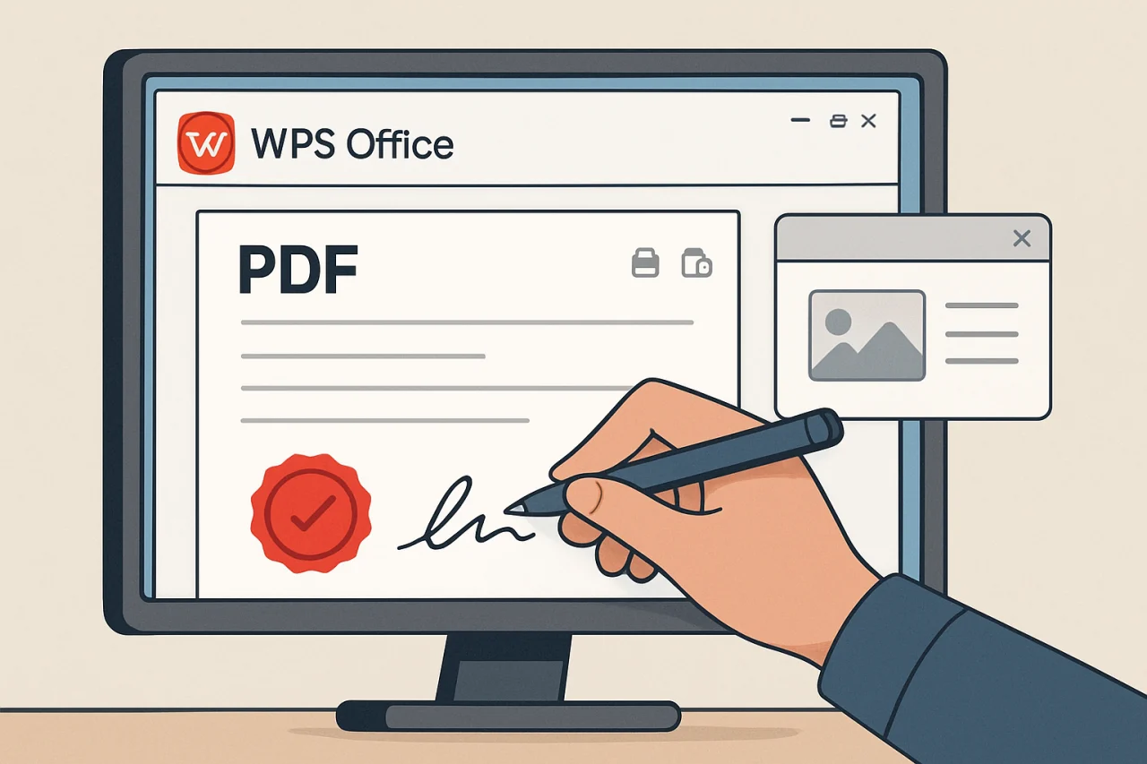 WPS Office给PDF文件添加签名/盖章
