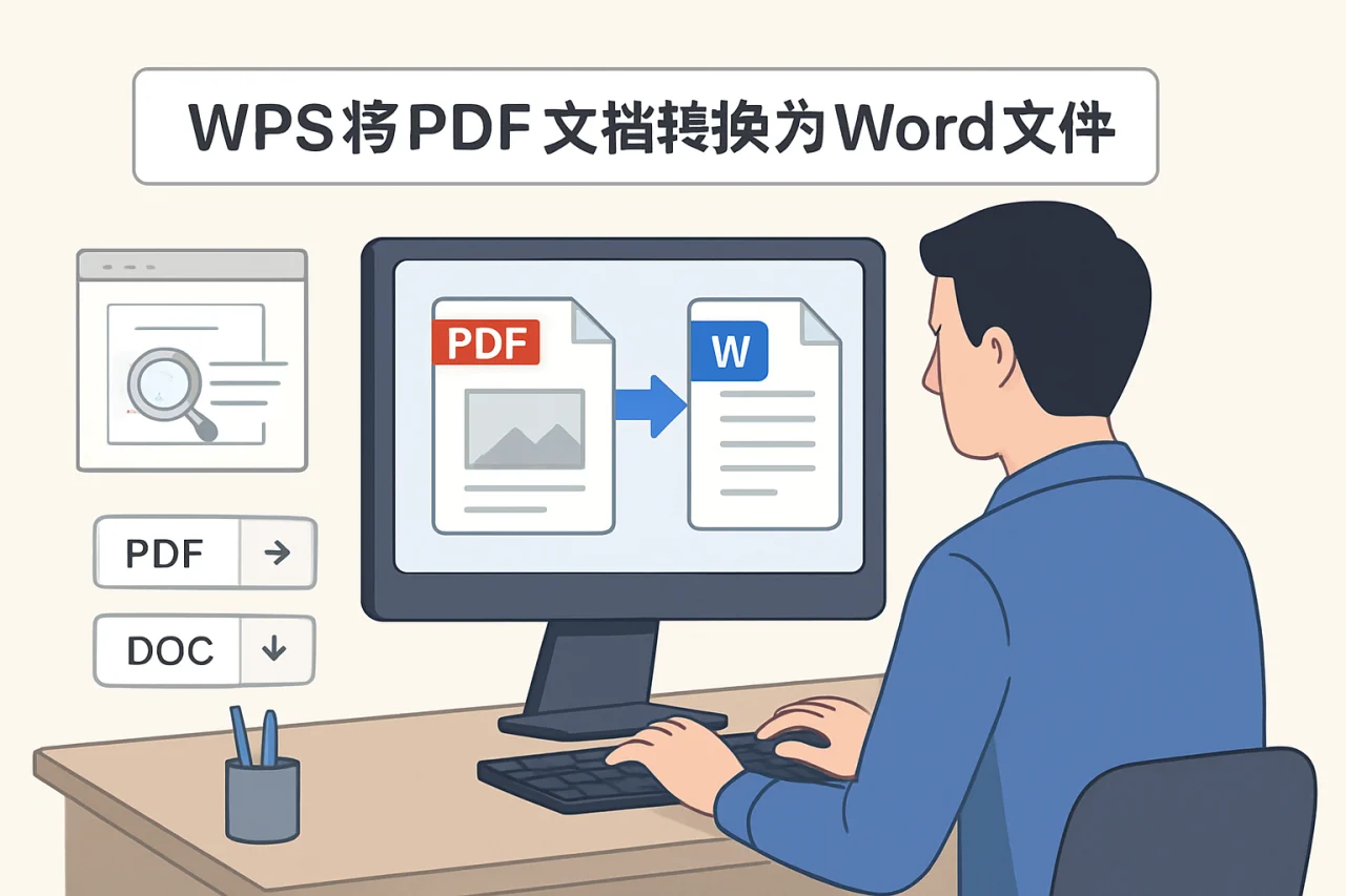 WPS将PDF文档转换为Word文件