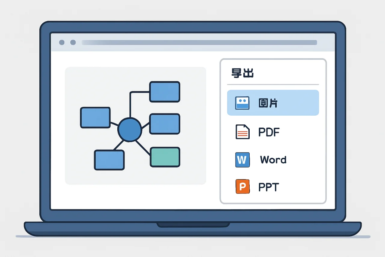 WPS导出思维导图