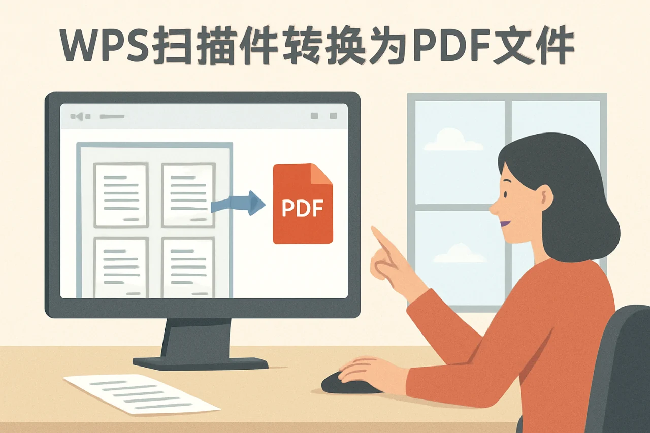 WPS扫描件转换为PDF文件