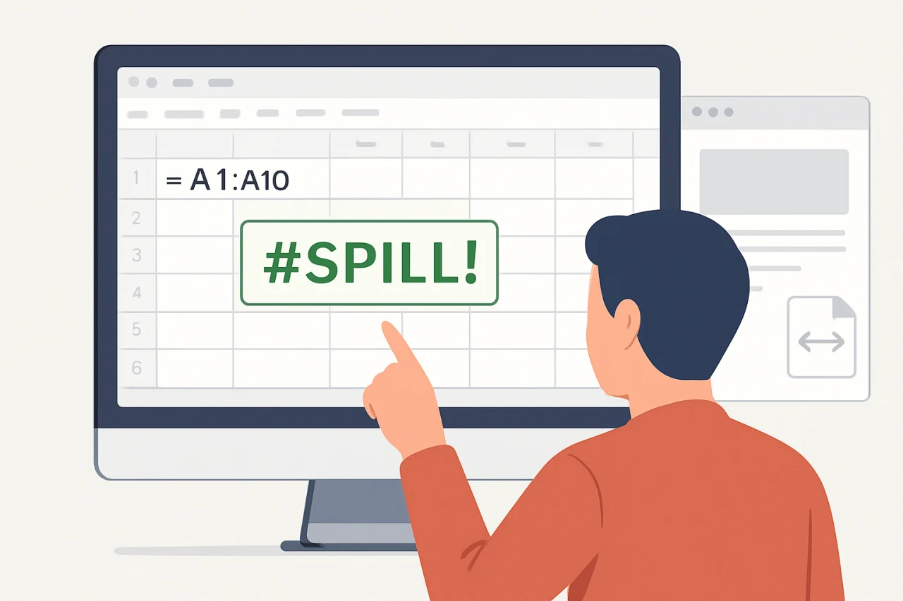WPS表格提示SPILL怎么解决