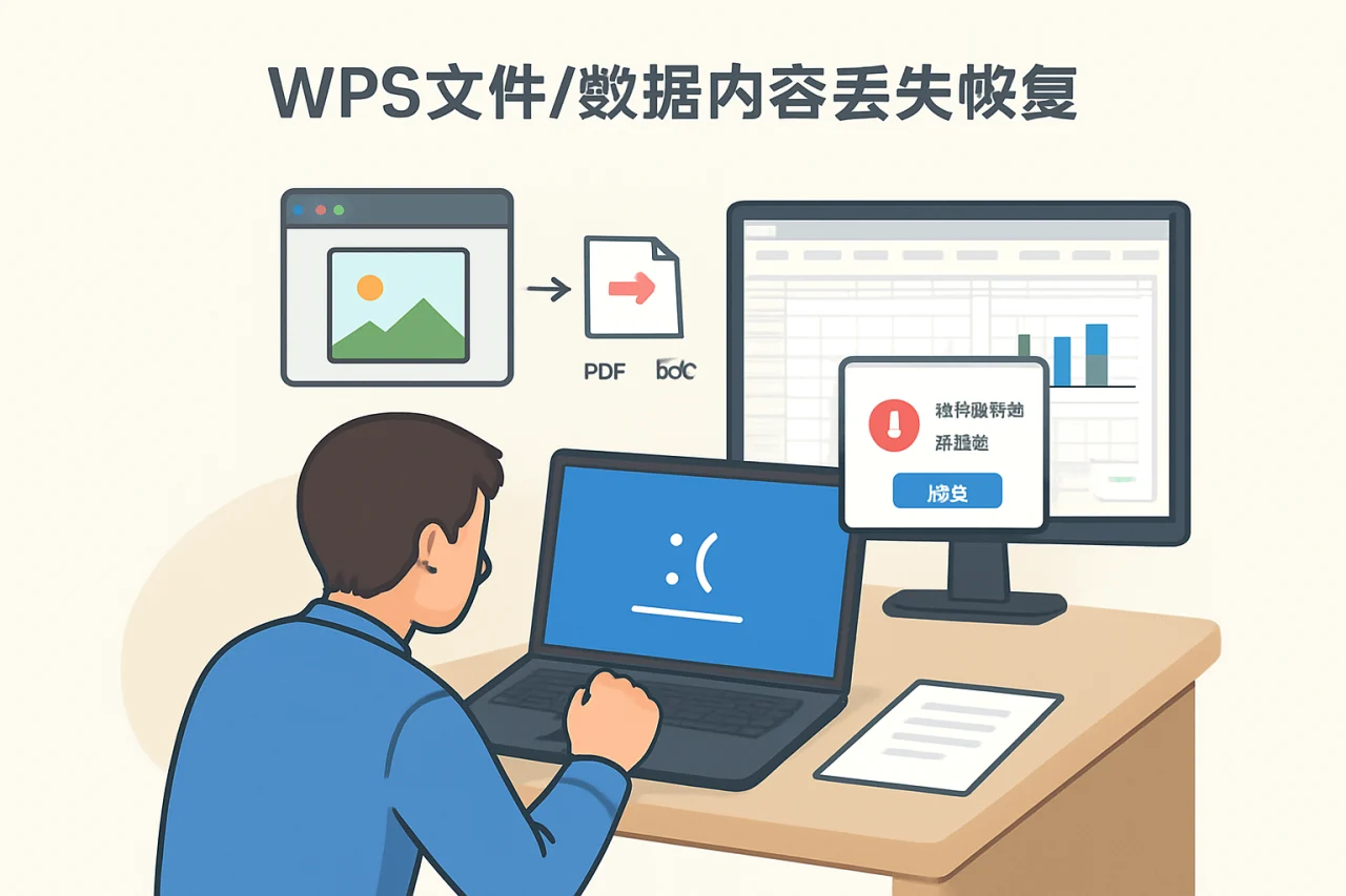 WPS文件/数据内容丢失恢复