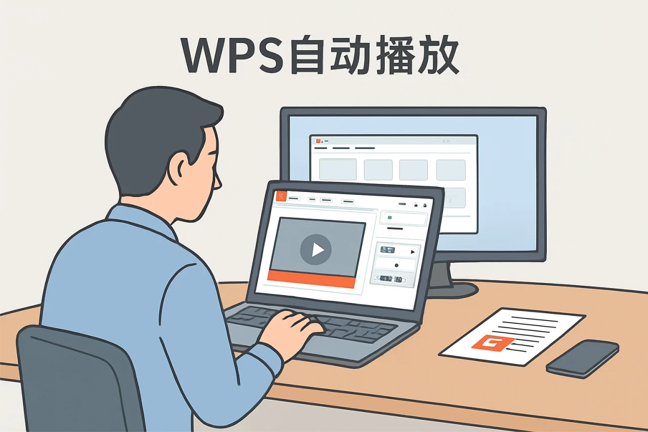 WPS自动播放