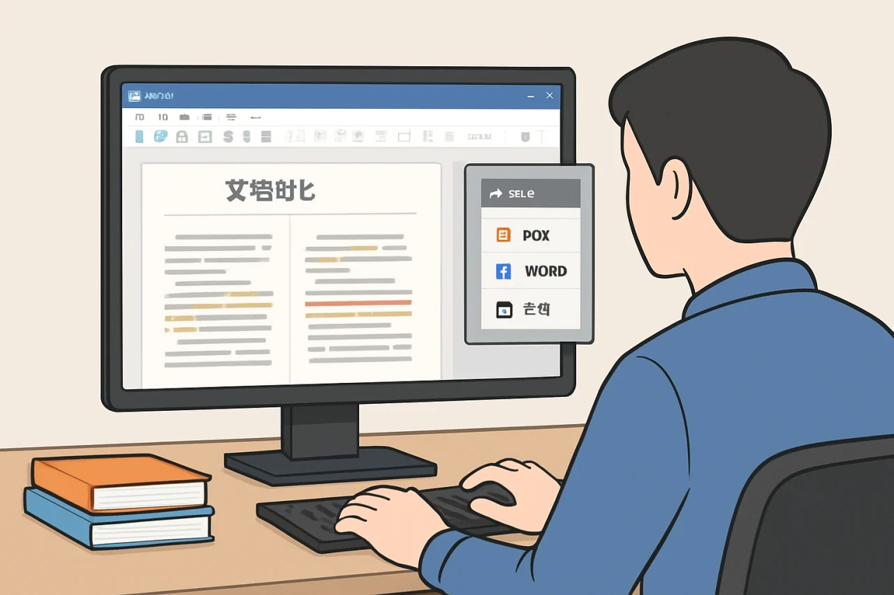 WPS对比文档的内容