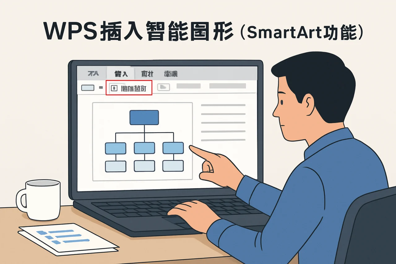 WPS插入智能图形（SmartArt功能）