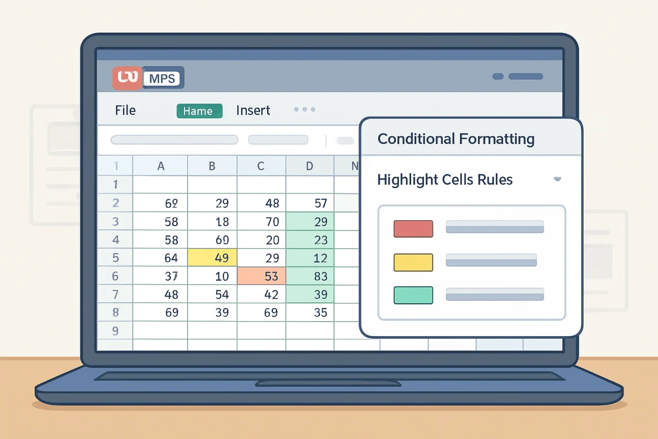 WPS表格设置条件格式