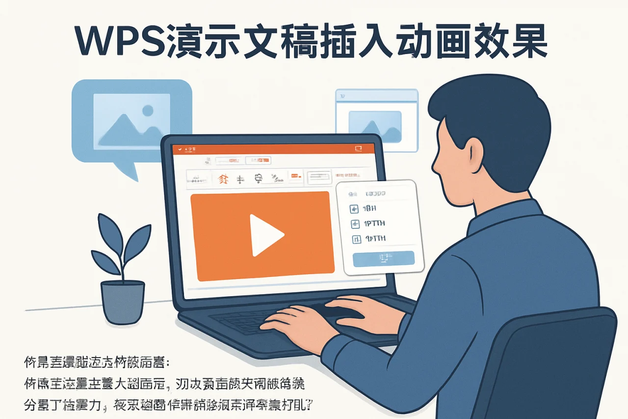 wps演示文稿插入动画效果