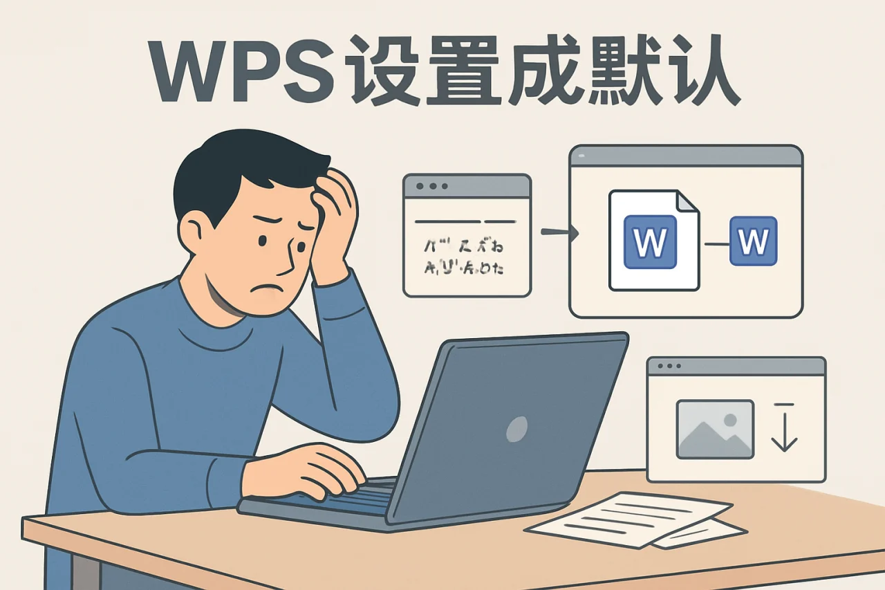 wps设置成默认