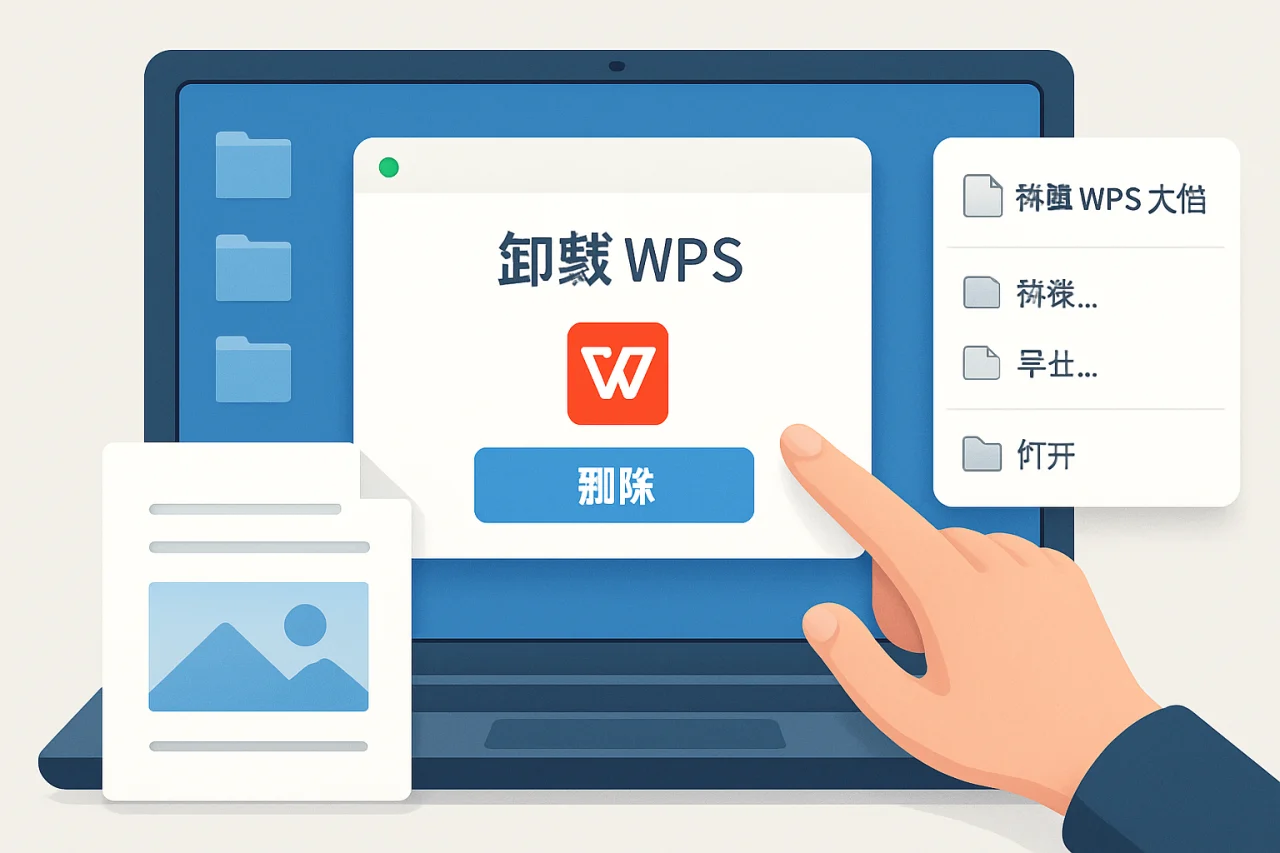 卸载wps
