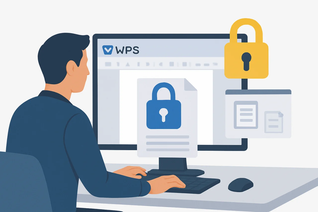 wps给文档加密