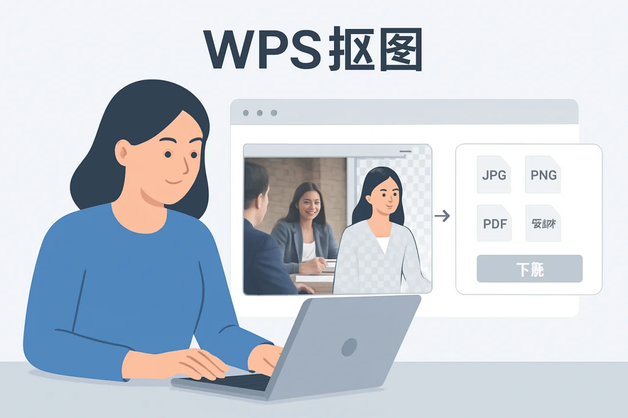 wps抠图