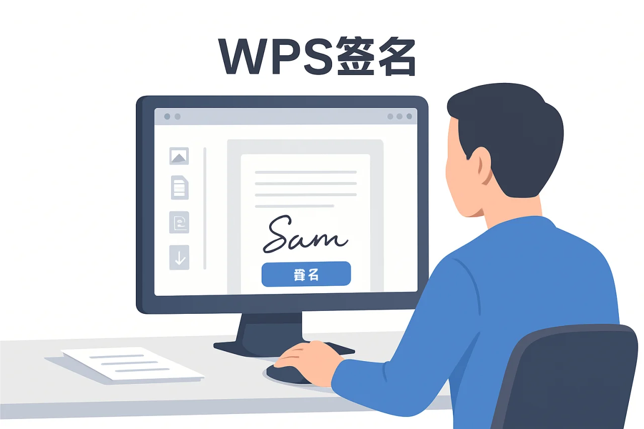 wps签名
