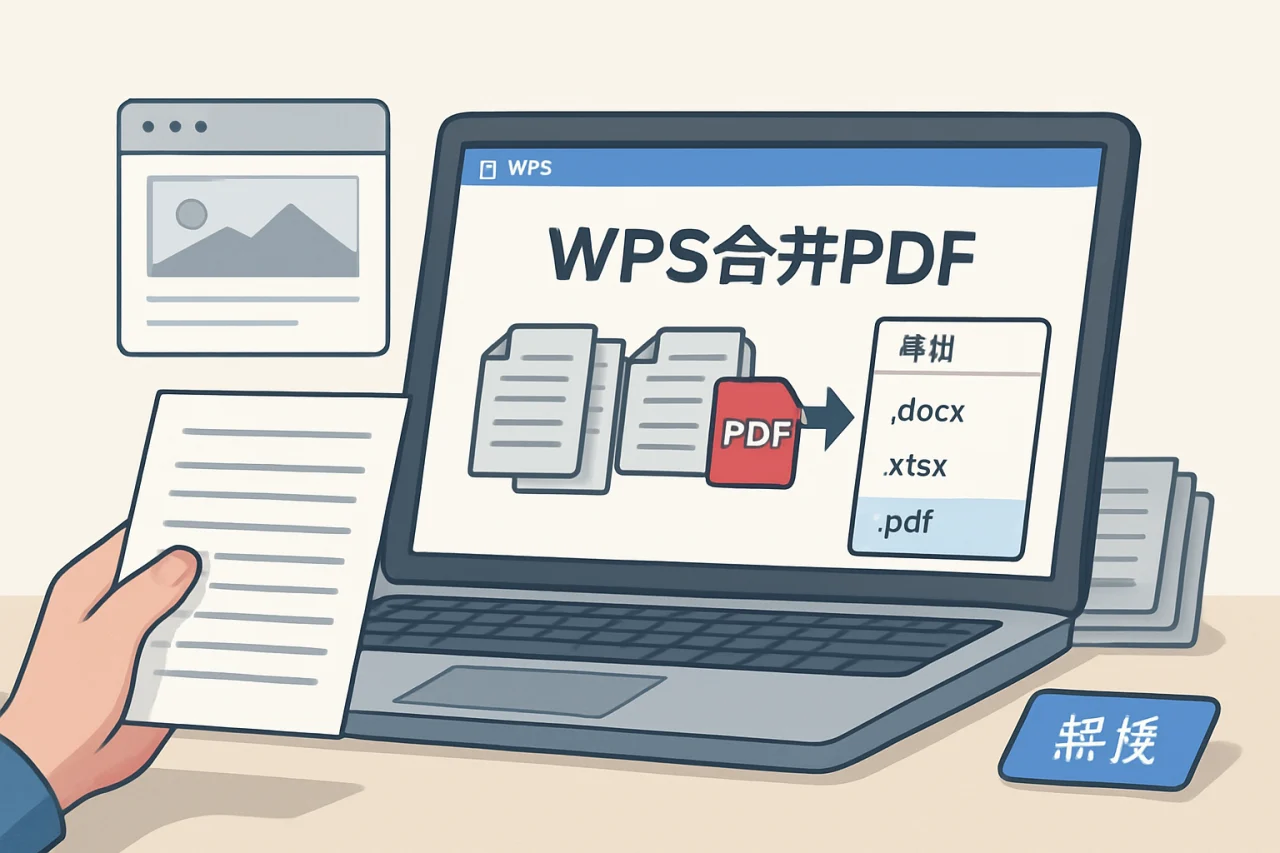 wps合并pdf