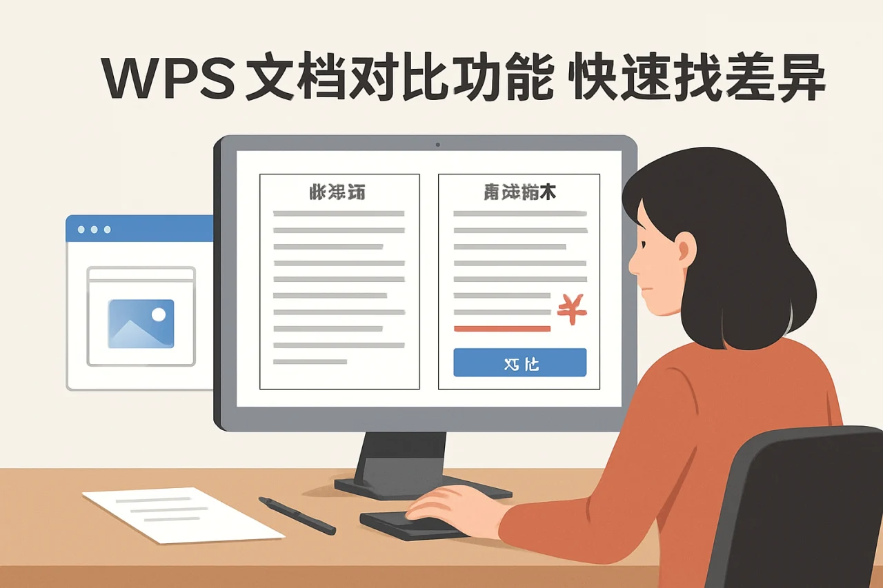 WPS 文档对比功能快速找差异