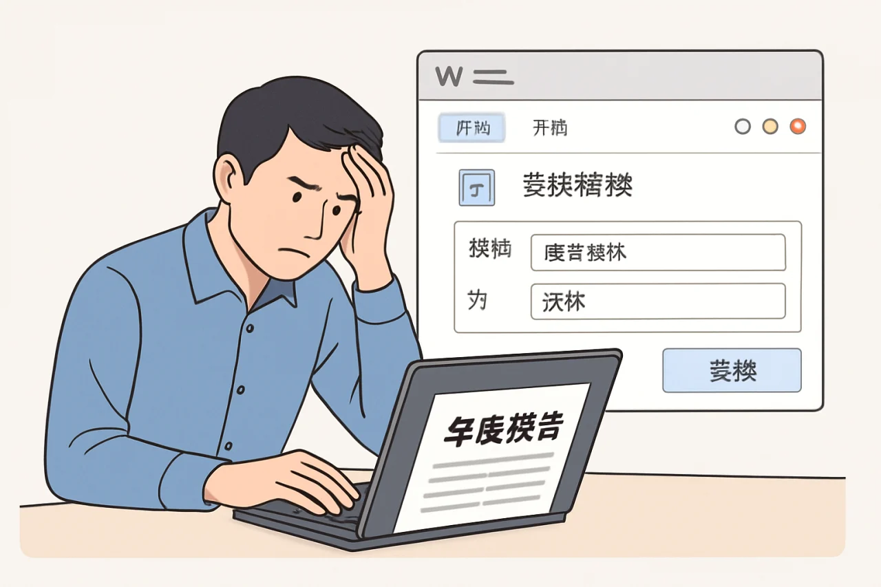 WPS如何批量替换字体