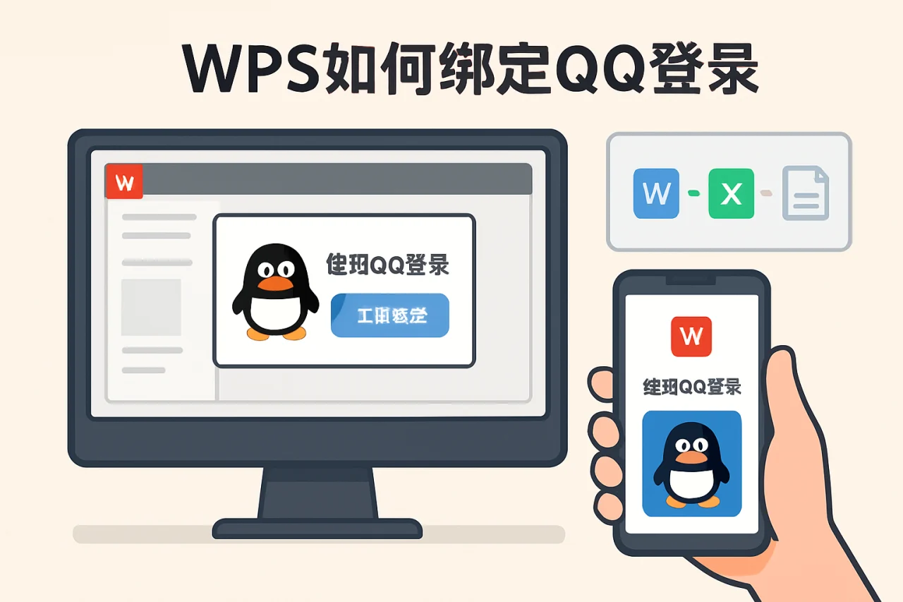 WPS如何绑定QQ登录