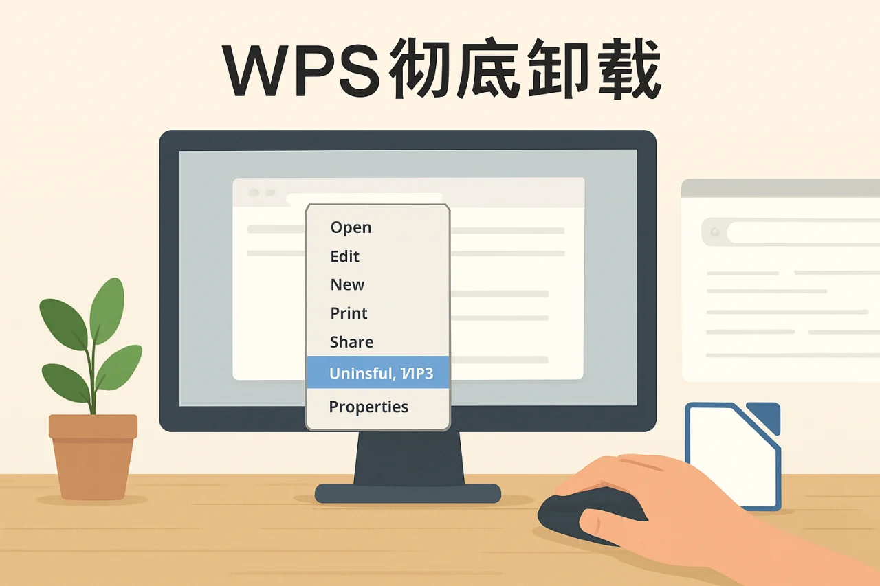 WPS彻底卸载