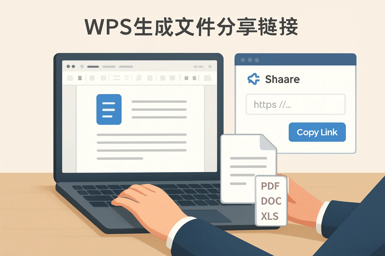 WPS生成文件分享链接
