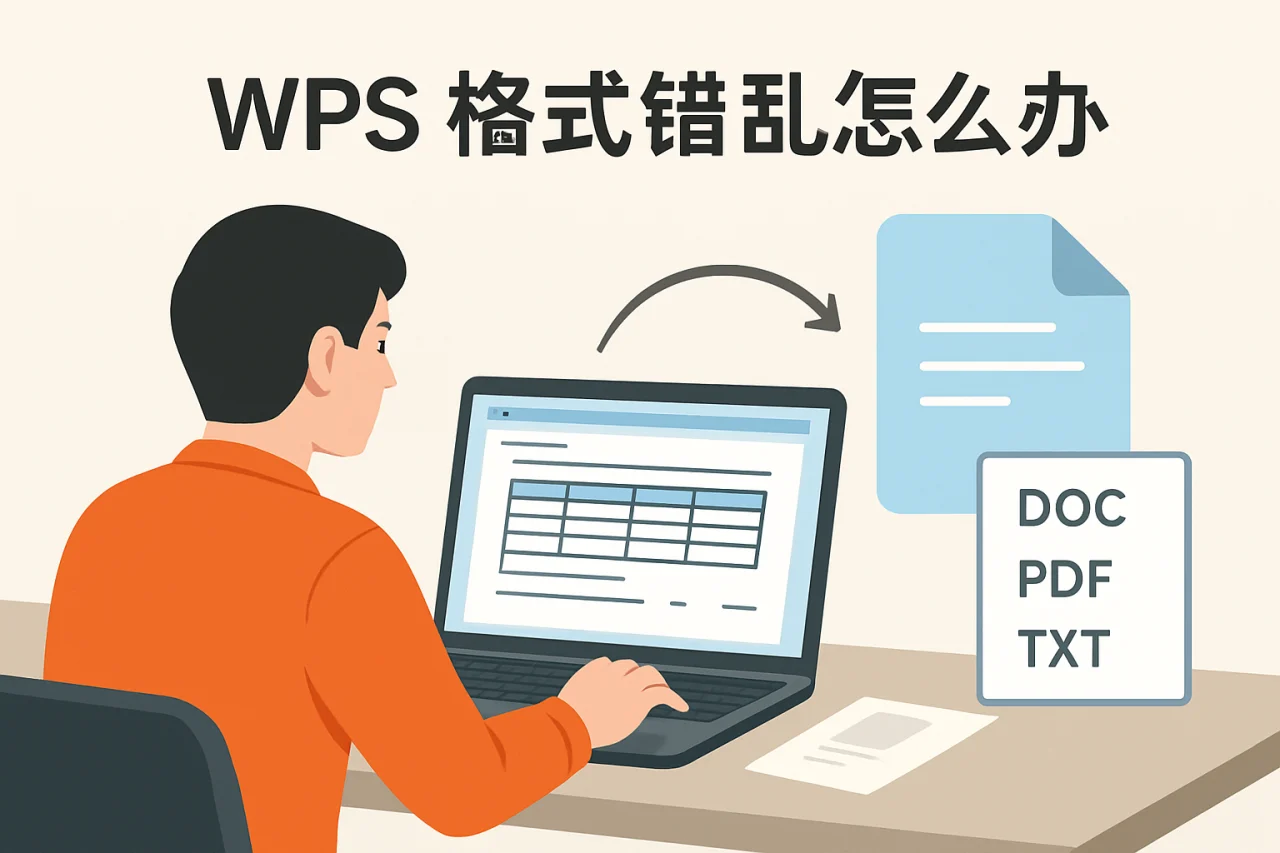 WPS 格式错乱怎么办