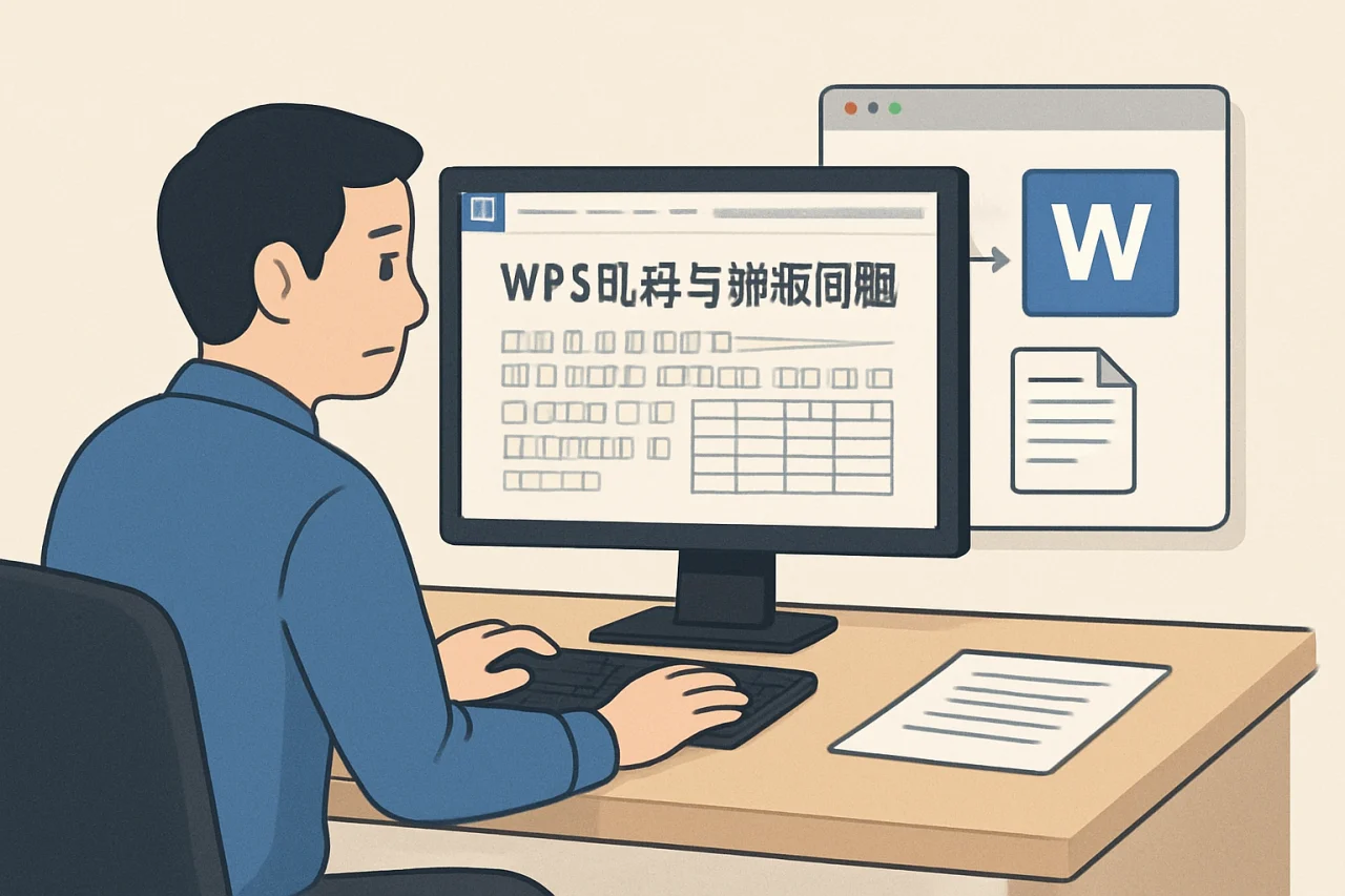 WPS乱码与排版问题