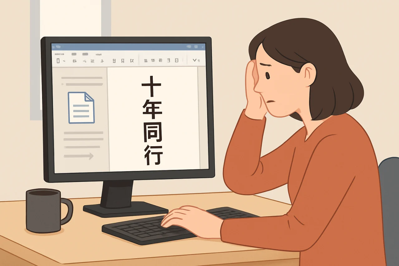 WPS竖着打字