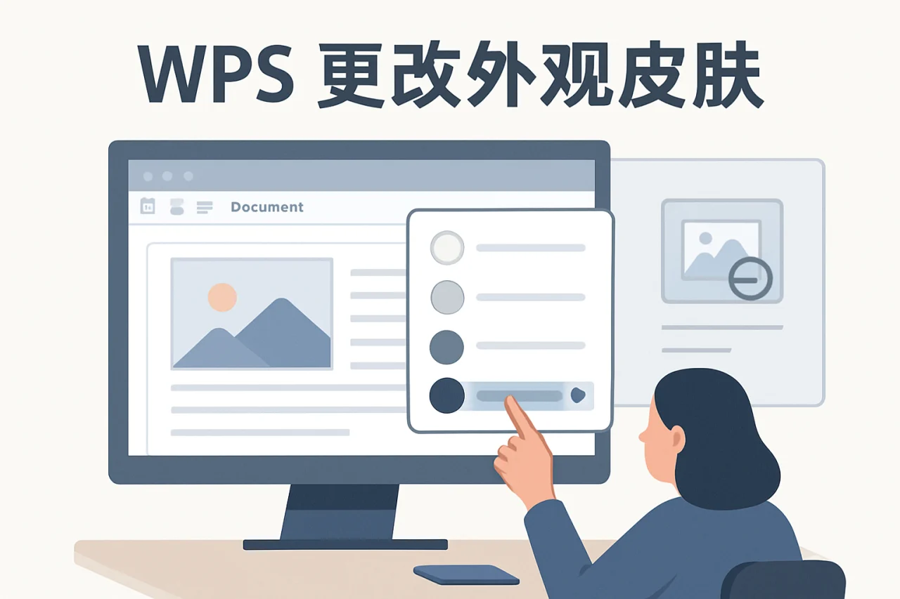 WPS 更改外观皮肤
