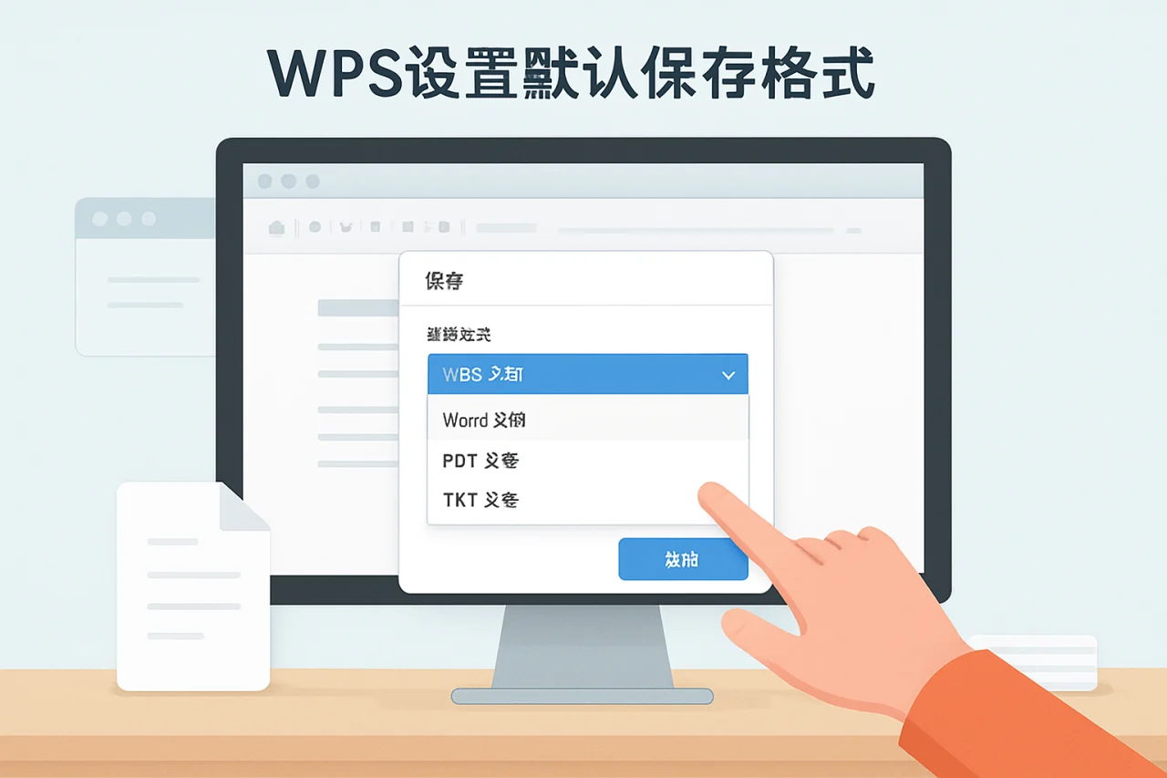 WPS设置默认保存格式